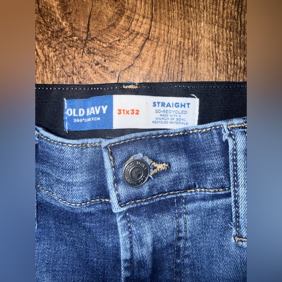 Old Navy Men’s Straight Jeans 31x32 Built Tough Denim Bundle 2 Pair - Picture 5 of 10